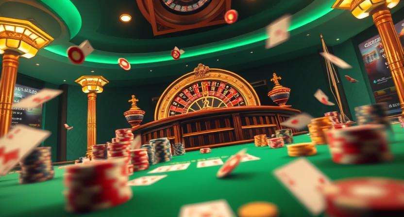 Player account and game selection on 7BETBS